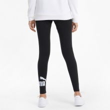 Puma Leisure Leggings Essentials Logo - Cotton - Black Women